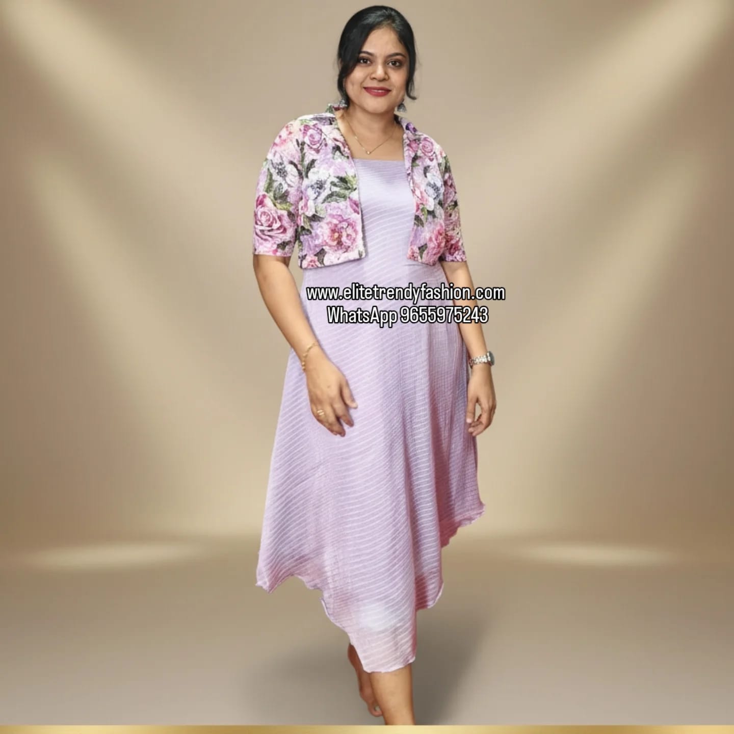 PSQ014 - Lavender petals A-line