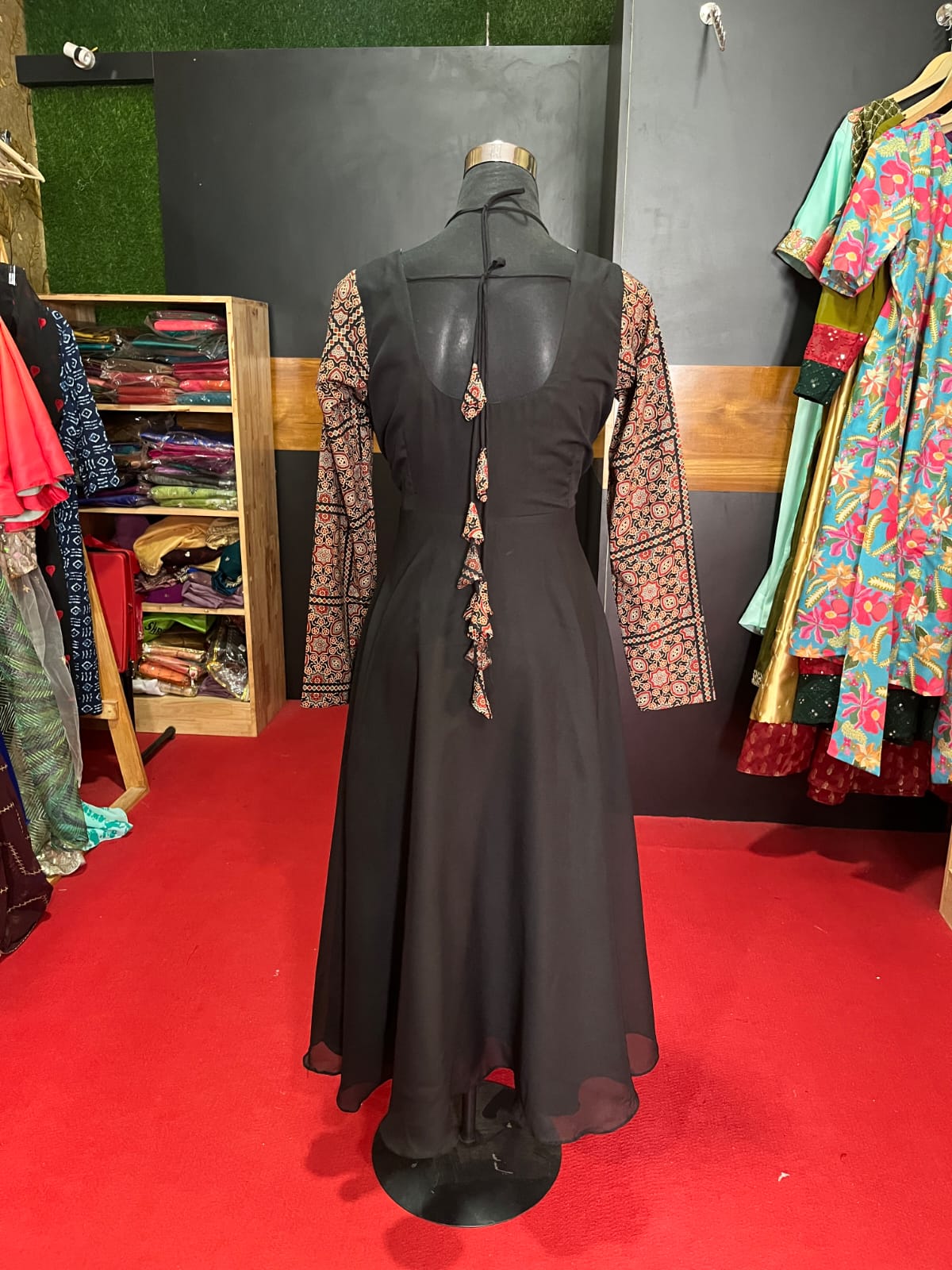 PSQ009 - Black Ajrakh