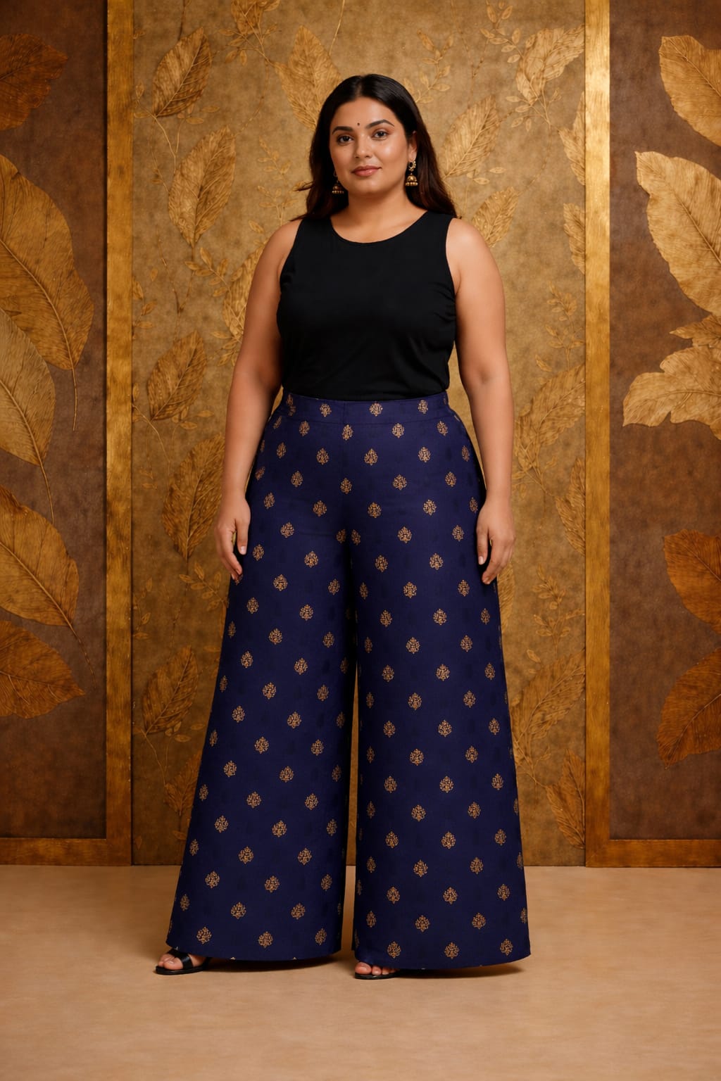 TTP011 - navy blue star pant
