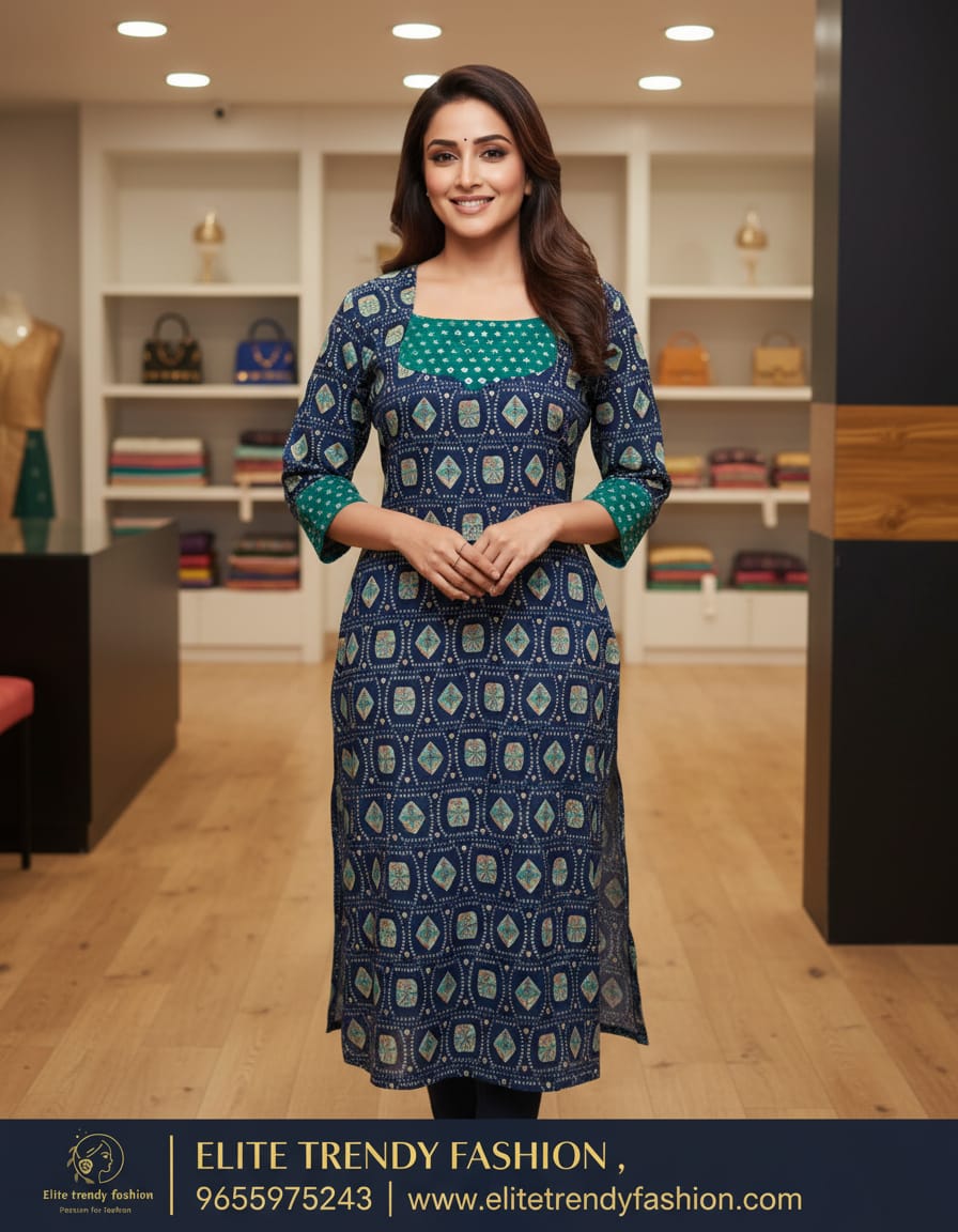 PSQ034 - mirror heritage kurti set (Top, Tummy tucker pant, duppata)