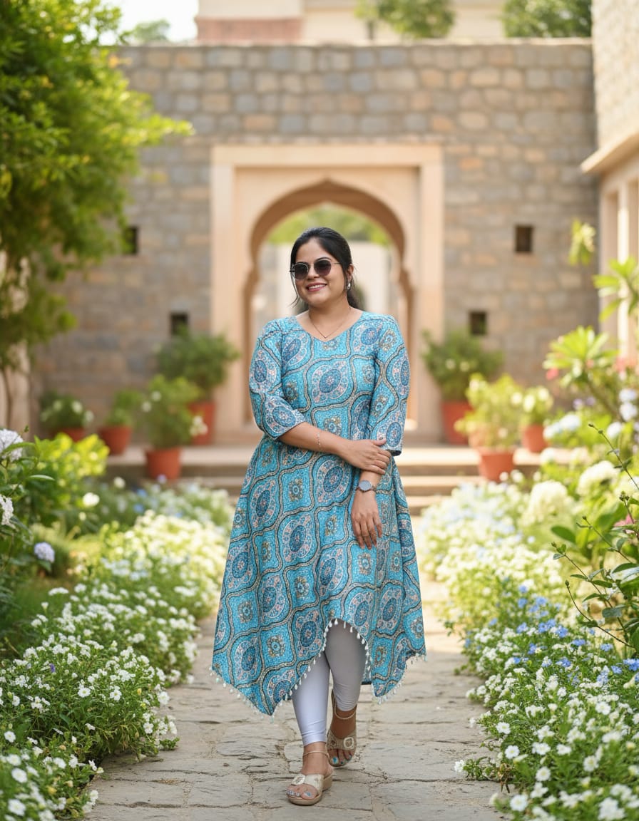 PSQ043 - Asymmetric kurti