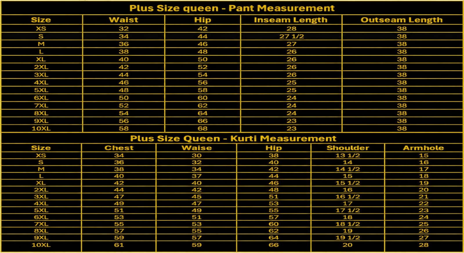 Size Guide