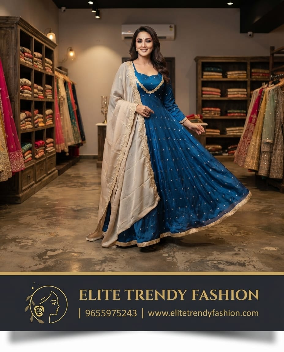 PSQ065 - Alia peacock anarkali